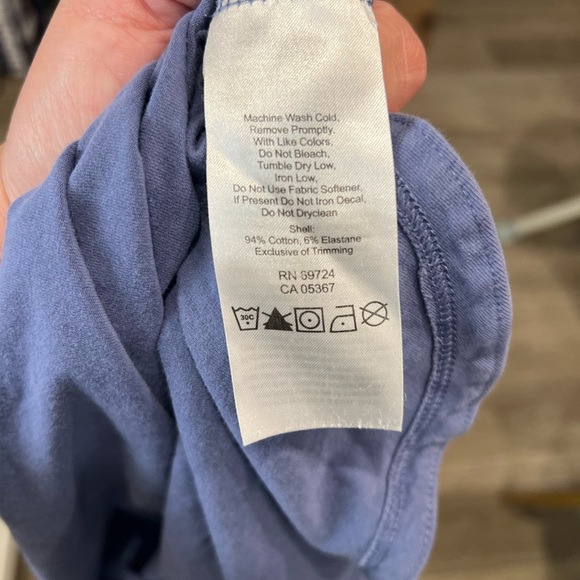 Columbia small Blue Cut Out Sleeveless Tank Top - Picture 5 of 6